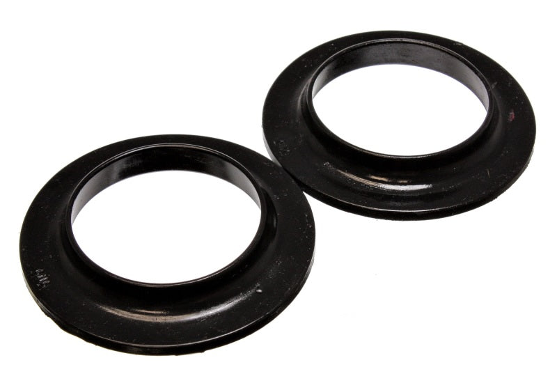 Energy Suspension Universal 3-3/4in ID 5-13/16in OD 7/8in H Black Coil Spring Isolators (2 per set) 9.6108G