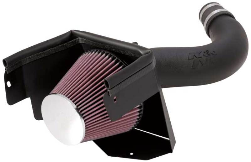 K&N 07 compatible with Jeep Wrangler V6-3.8L Performance Intake Kit 57-1553