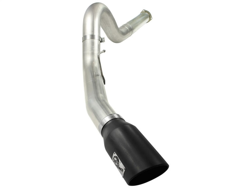 aFe MACHForce XP 5in DPF-Back Stainless Steel Exhaust , Blk,Ford Diesel Trucks 11-14 V8-6.7L td 49-43055-B