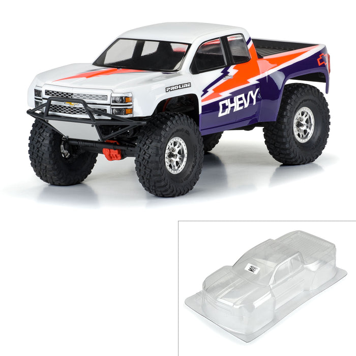 Pro-Line Racing 1/10 2015 Chevy Silverado Pre-Rnr Clr Bdy 12.3 WB PRO360100 Car/Truck Bodies wings & Decals