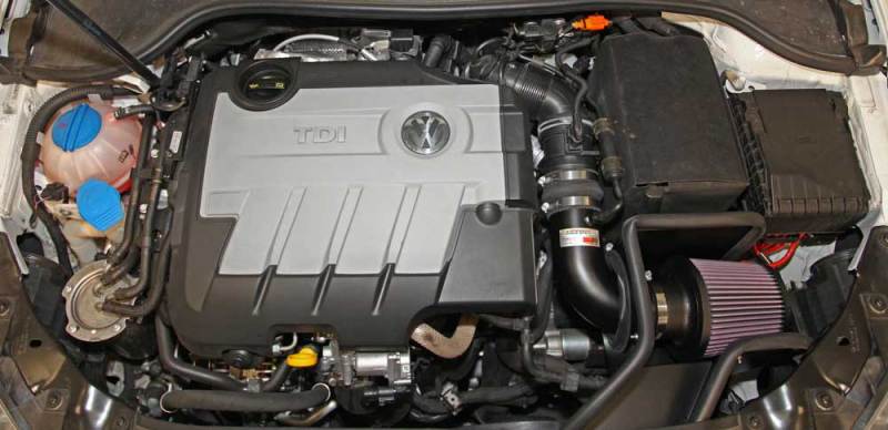 K&N 13-14 Volkwagen Jetta TDI 2.0L Typhoon Short Ram Intake 69-9509TTK