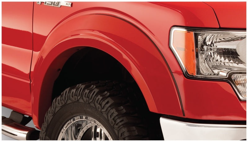 Bushwacker 09-14 Ford F-150 Styleside Extend-A-Fender Style Flares 4pc 67.0/78.8/97.4in Bed Black 20926-02