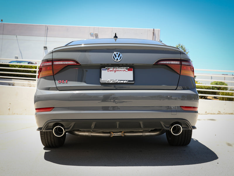 afe 19-21 VW Jetta GLI (MKVII) L4-2.0L (t) MACH Force-Xp 304 SS Cat-Back Exhaust System Polished Tip 49-36432-P