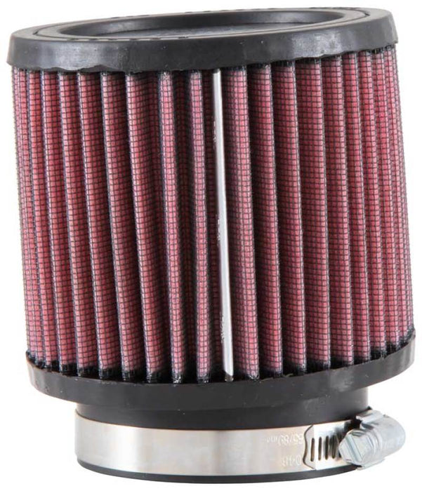 K&N Universal Clamp-On Air Intake Filter: High Performance, Premium, Washable, Replacement Air Filter: Flange Diameter: 3 In, Filter Height: 4 In, Flange Length: 1 In, Shape: Round, RB-0900, Black