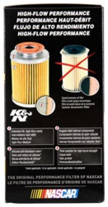 K&N Compatible with Dodge Performance Gold Oil Filter HP-4003