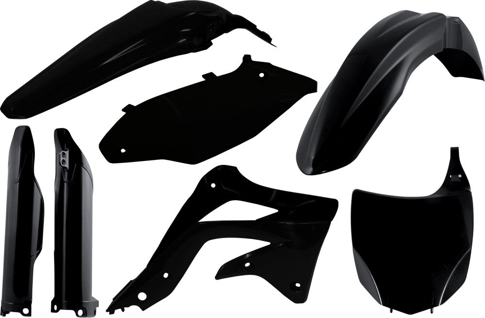 Acerbis Full Plastic Kit Black - Fits: Kawasaki KX450F 2012