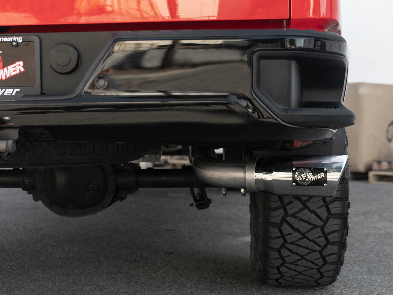 afe Apollo GT Series 2019 GM Silverado/Sierra 1500 4.3L/5.3L 409 SS CB Exhaust System w/Polished Tip 49-44107-P