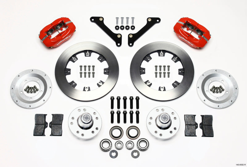 Wilwood Forged Dynalite Front Kit 12.19in Drilled Red 70-78 Camaro 140-8582-R