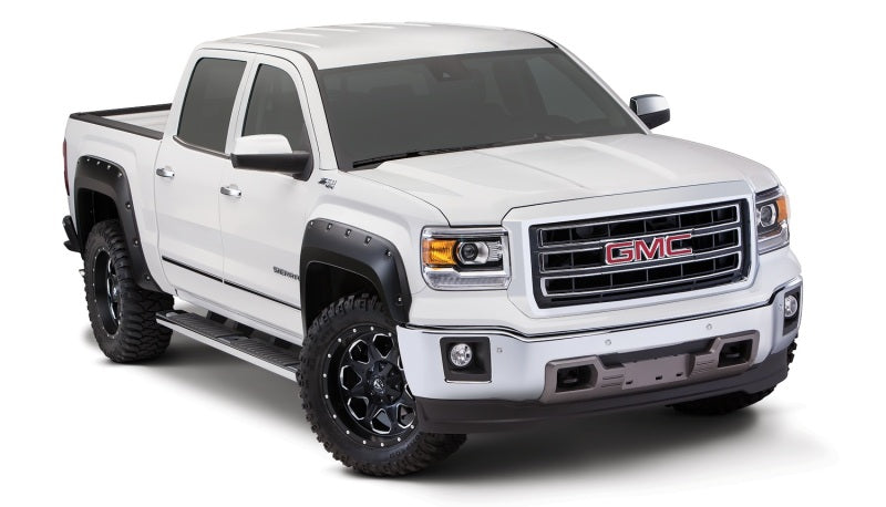 Bushwacker 16-18 GMC Sierra 1500 Pocket Style Flares 4pc Black 40974-02