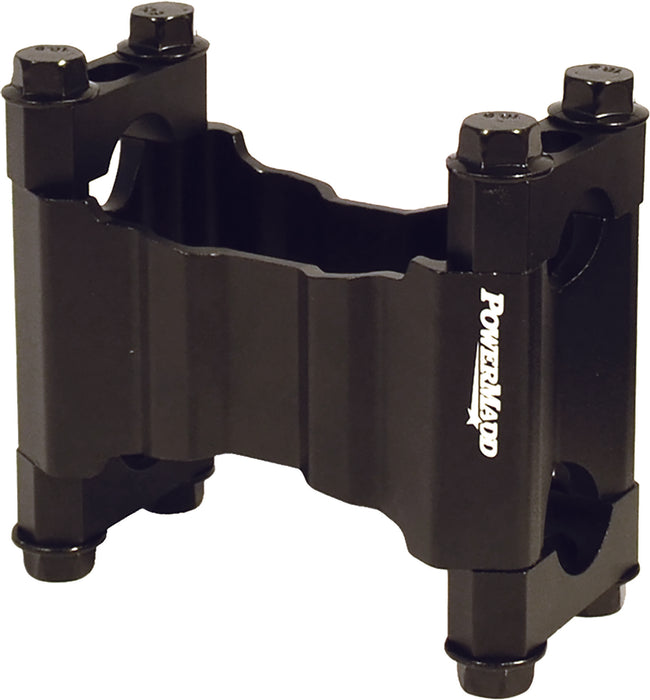 PowerMadd"Wide Pivot Riser 2"" (with clamps & bolts)", black