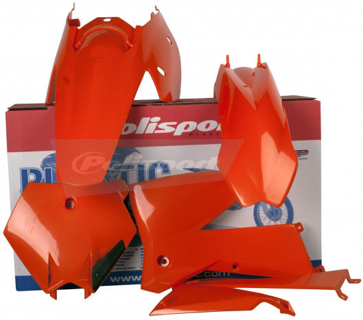 Polisport Plastics Kit Orange KTM EXC SX 05-07