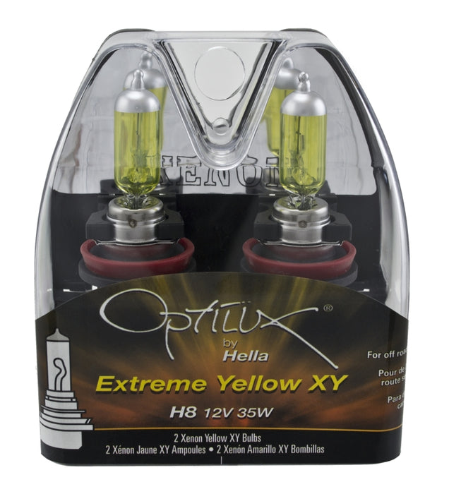 Hella Optilux XY Series H8 Xenon Halogen Bulb 12V 35W Fog Bulbs Pair H71071072