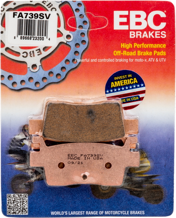 Ebc FA739SV SV Series Severe Duty Brake Pads