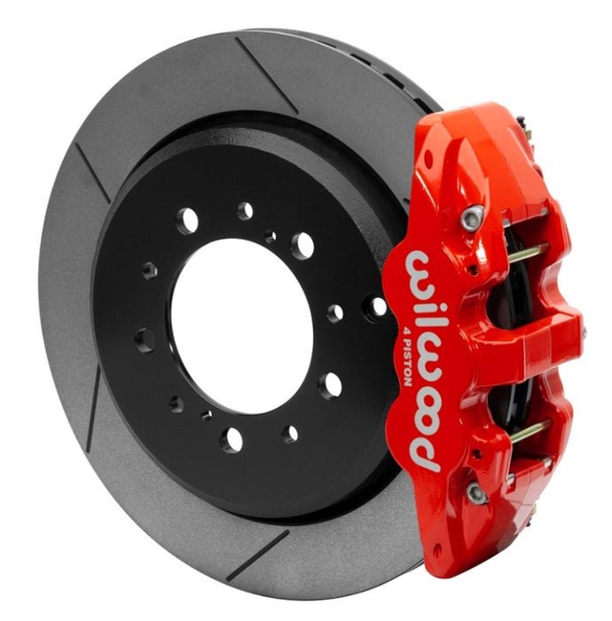 Wilwood AERO6 Rear Brake Kit 14.5in 2016-2018 Toyota Land Cruiser (J200) w/ Lines Red 140-16047-R