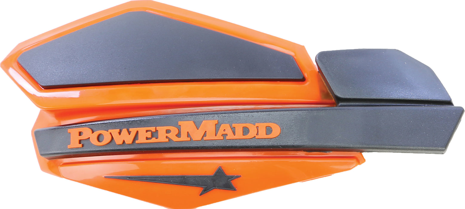 PowerMadd 34205 Star Series Handguard - Orange/Black