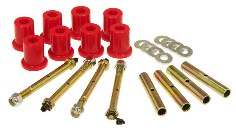 Prothane 76-86 compatible with Jeep CJ5/7/8 Rear Shackle Bushings Red 1-815