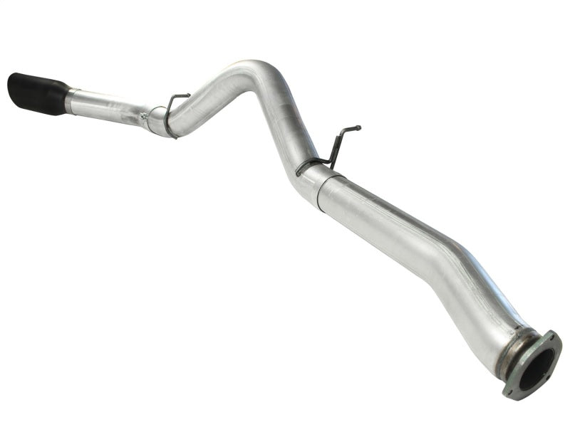 aFe Atlas Exhaust 5in DPF-Back Al Steel 07.5-10 GM Diesel Trucks V8-6.6L (td) LMM (Blk Tip) 49-04040-B