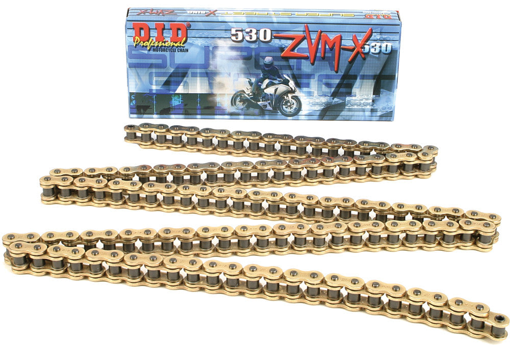 D.I.D. Super Street 530Zvmx-120 X-Ring Chain Gold 530ZVMXG120Z