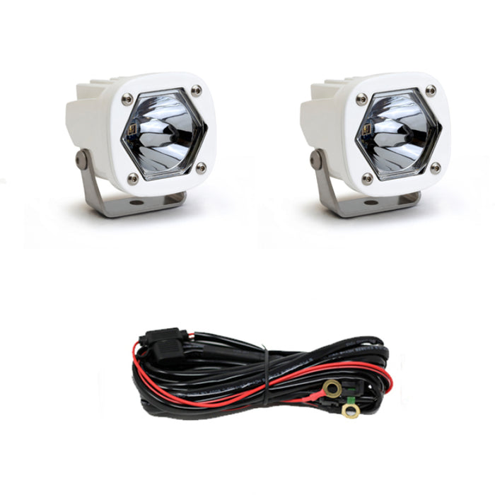 Baja Designs LED LIght Pods S1 Spot Laser White Pair 387807WT