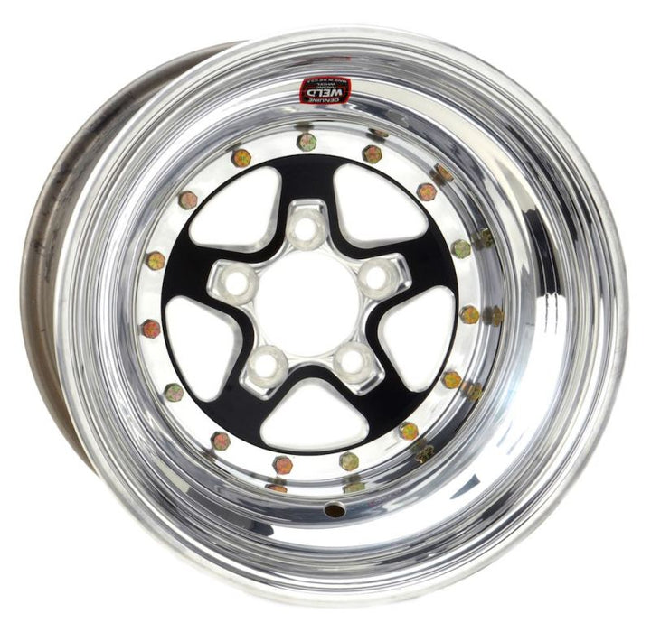 Weld Alumastar 2.0 15x8 / 5x4.5 BP / 4in BS Black Wheel Non-Beadlock 88B-508208