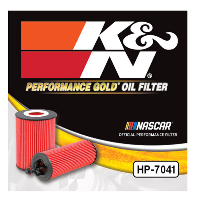 K&N Performance Oil Filter 14-18 Fiat 500L 1.4L L4 Gas HP-7041