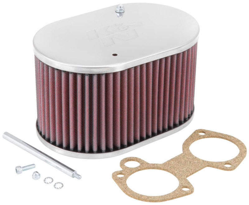 K&N Custom Racing Air Filter Bolt-On for Single or Two Barrel Carburetors 56-9107