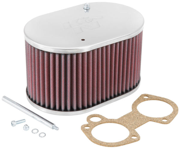 K&N Custom Racing Air Filter Bolt-On for Single or Two Barrel Carburetors 56-9107