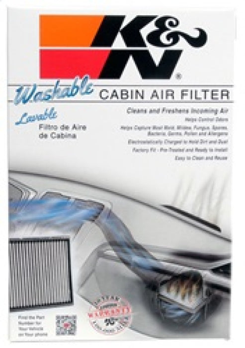K&N 05-15 Compatible with Nissan Frontier, Mid-size Pickups & SUVs Cabin Air Filter 2 per Box VF1001