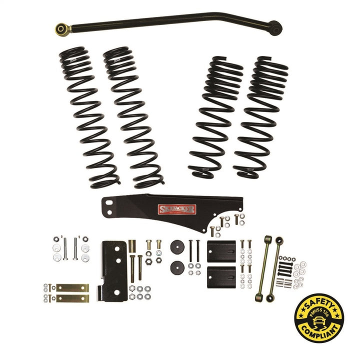 Skyjacker 07-18 compatible with Jeep Wrangler (JKU) 4in Lift Kit Component Box w/ Dual Rate Long Travel Springs JK40BLT