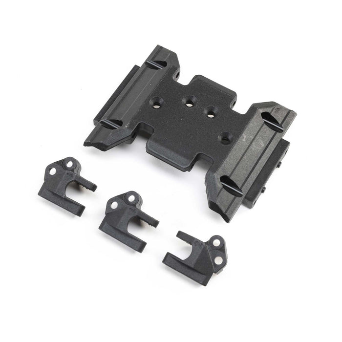 Axial Skid Plate & Upper Link Mounts SCX10 III BC AXI231047 Elec Car/Truck Replacement Parts