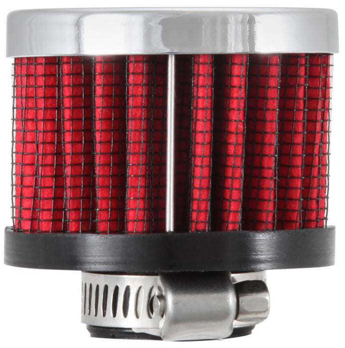 K&N Vent Air Filter/ Breather: High Performance, Premium, Washable, Replacement Engine Filter: Flange Diameter: 0.625 In, Filter Height: 1.5 In, Flange Length: 0.4375 In, Shape: Breather, 62-1340