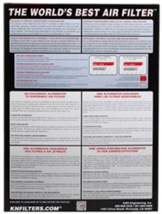 K&N 17-19 SUZUKI SWIFT V L4-1.4L F/I Drop In Air Filter 33-3130