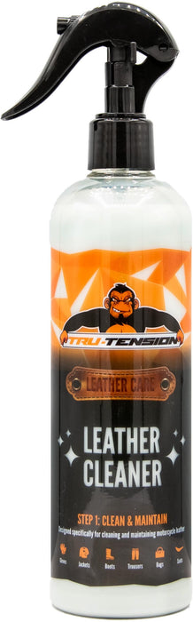 Tru Tension | Motorcycle Leather Cleaner | Motorbike Leather Care Spray | Fast Working | Motorcycle Tools & Accessories