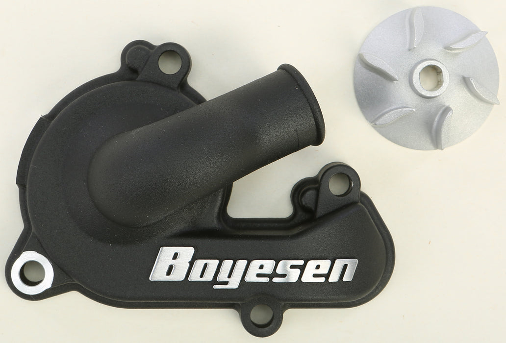 Boyesen WPK-44B Black Supercooler Water Pump Cover and Impeller Kit