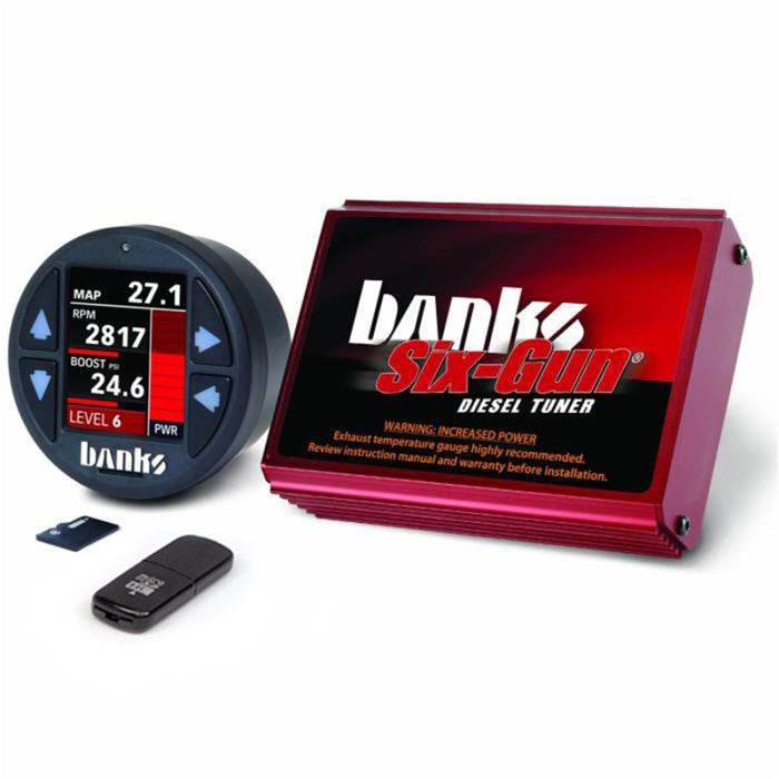 Banks 01-04 Chevy/GMC 2500/3500 6.6L LB7 Six-Gun Diesel Tuner w/ iDash-1.8 DataMonster 61440