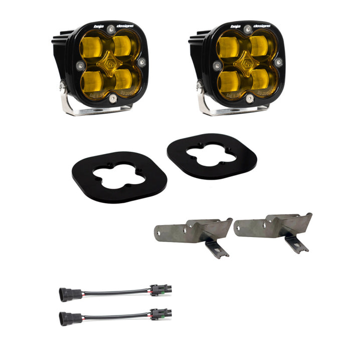 Baja Designs 11-16 Ford Super Duty Fog Pocket Kit Amber 447731