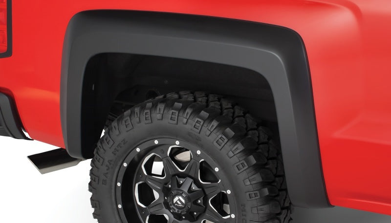 Bushwacker 14-16 Chevy Silverado 1500 Extend-A-Fender Style Flares 4pc Black 40963-02