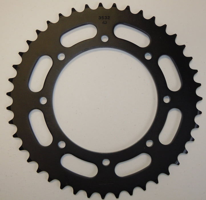 Sunstar Steel Rear Sprocket (520 / 42T) Compatible With 87-18 KAWASAKI KLR650