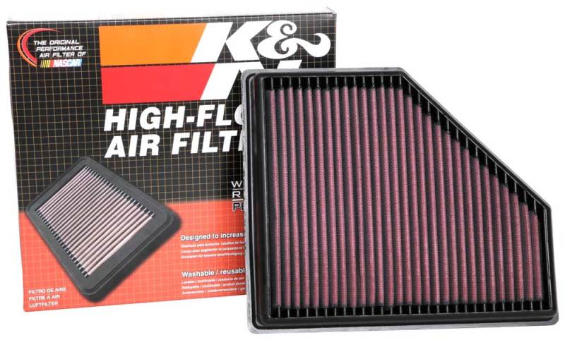 K&N 2019 BMW 330I L4-2.0L Turbo F/I/DSL Replacement Drop In Air Filter 33-3136