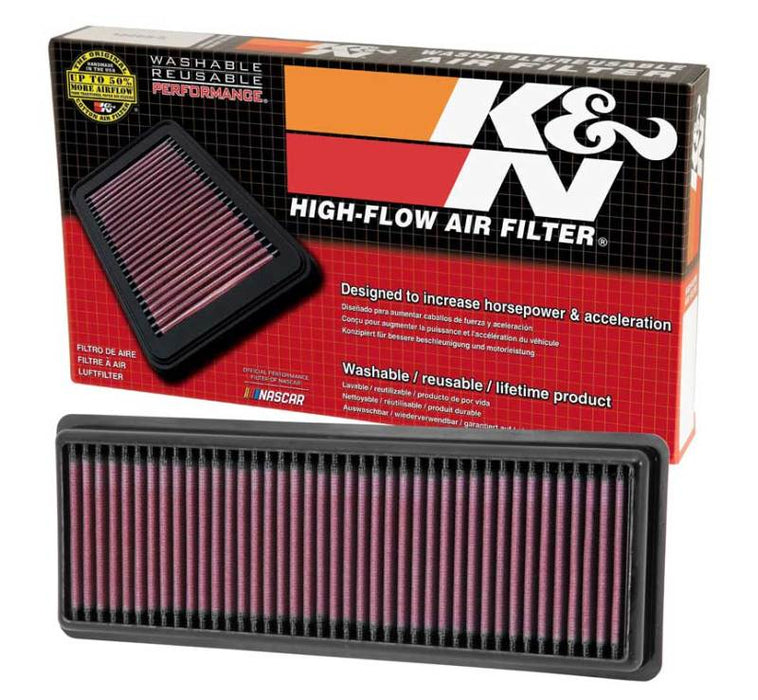 K&N 12 Fiat 500 Abarth 1.4L Replacement Air Filter 33-2487