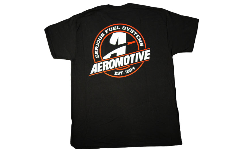 Aeromotive Standard Logo Black/Red T-Shirt X-Large 91127