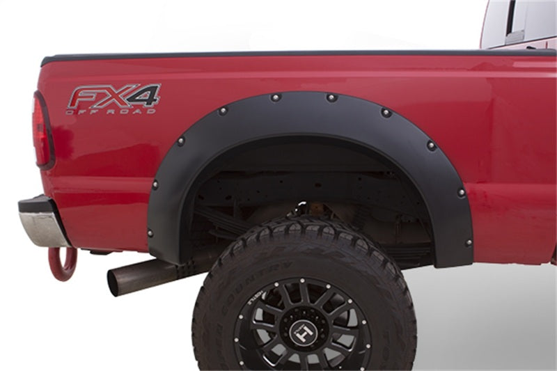 Bushwacker 11-16 Ford F-250 Super Duty Cutout Style Flares 2pc Black 20101-02