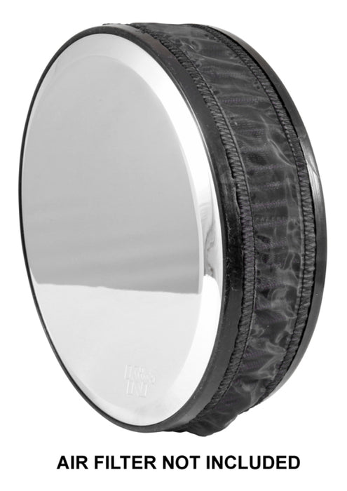 K&N Air Filter Wrap Black Round for Harley Davidson 91-97 Sportster/Glide/Softail/Fat Boy/Low Rider RK-3901PK