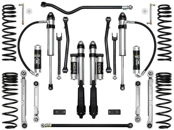 ICON 2020+ compatible with Jeep Gladiator 2.5in Stage 7 Suspension System (Billet) K22107