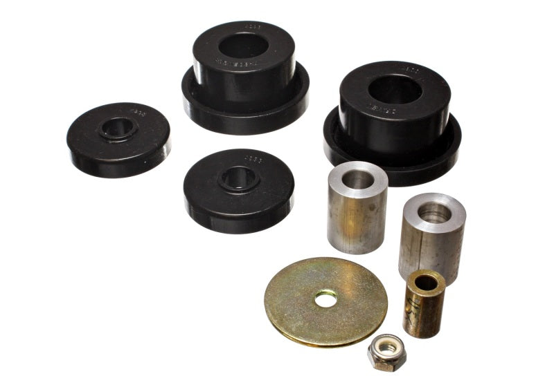 Energy Suspension 08-10 Chrysler Challenger/07-10 Charger RWD Black Rear Diff Mount Bushing Set 5.1115G