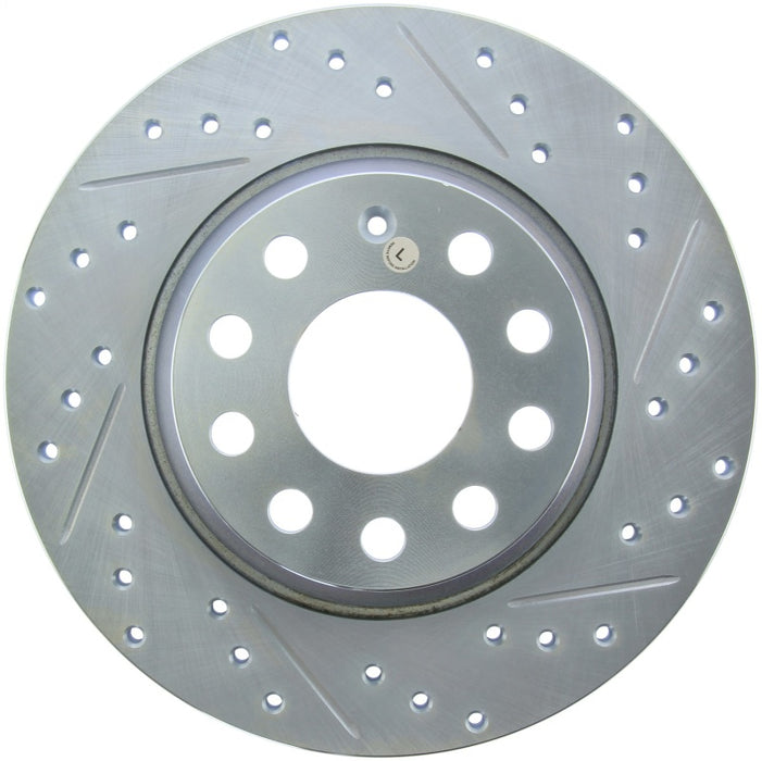 StopTech Select Sport 06-10 Volkswagen Jetta Slotted & Drilled Left Rear Rotor 227.33099L