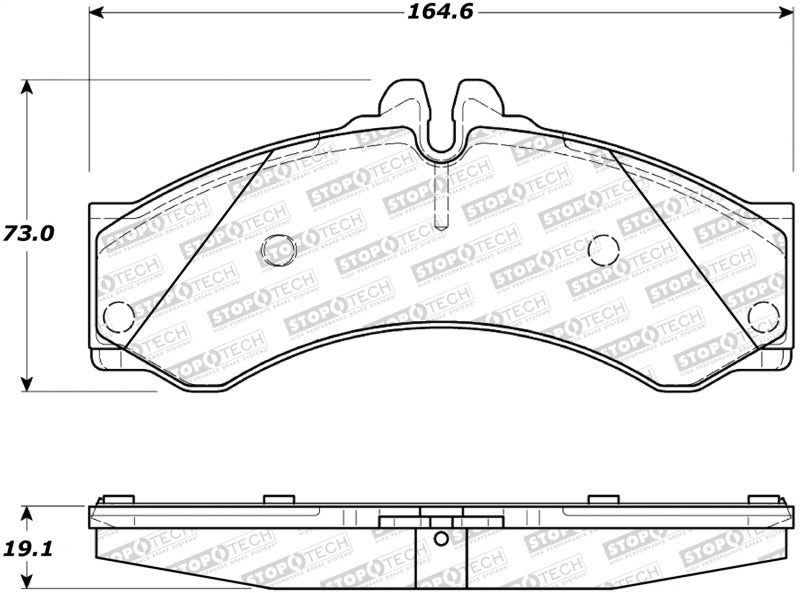 StopTech Street Brake Pads 308.0949