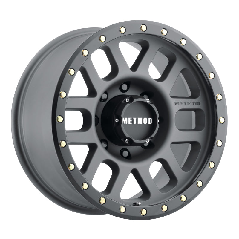Method MR309 Grid 17x8.5 0mm Offset 8x6.5 130.81mm CB Titanium/Black Street Loc Wheel MR30978580800