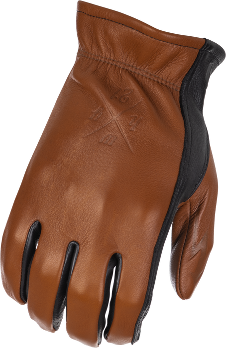 Highway 21 Men's Motorcycle Louie Gloves (Black/Tan, 3X-Large)