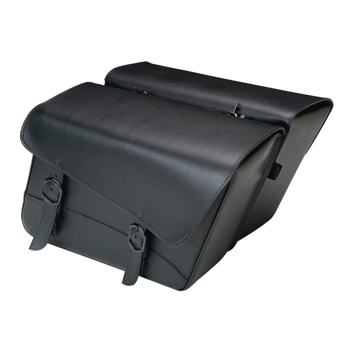 Willie & Max Universal Black Jack Large Slant Saddlebag Set (16 in L x 11 in H x 6.5 in W) Black 59589-00